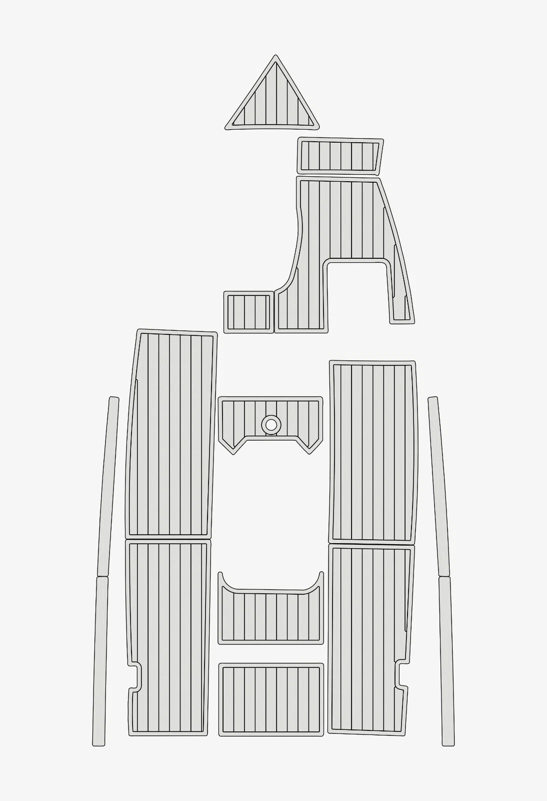 1 kit EVA foam boat flooring 1999 Mastercraft SportStar