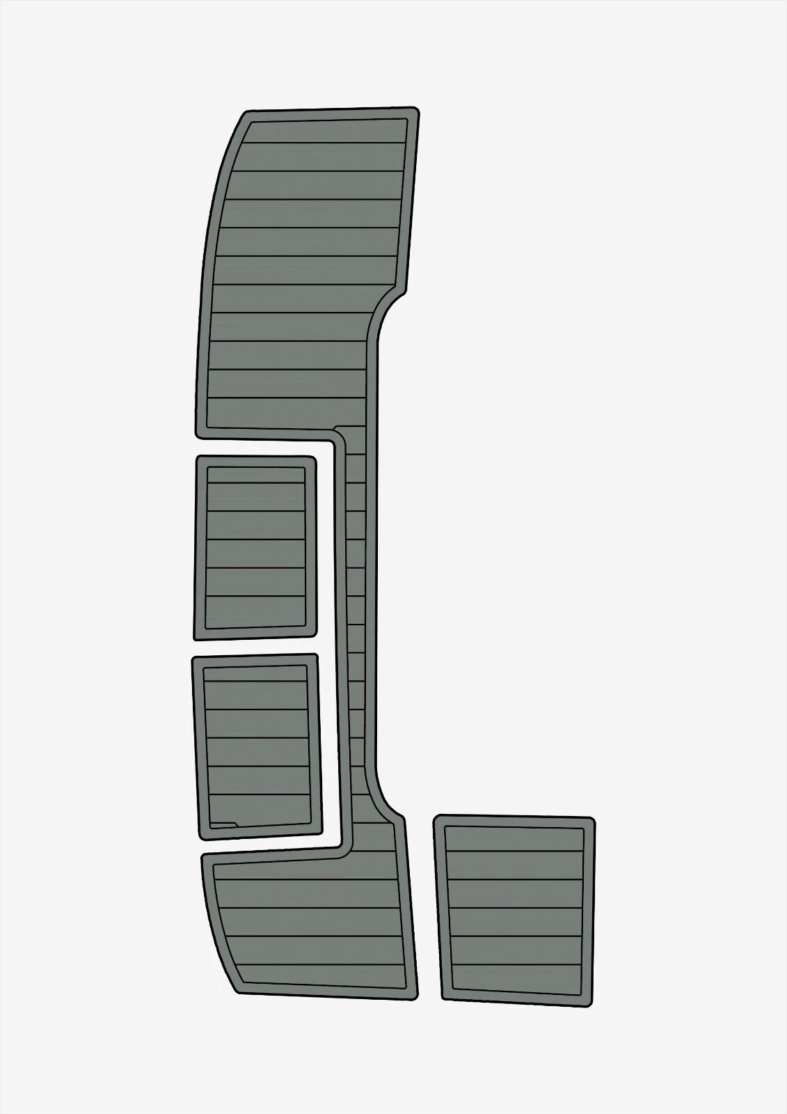 1 Kit EVA foam boat flooring 2000-2002 cobalt 292 SP