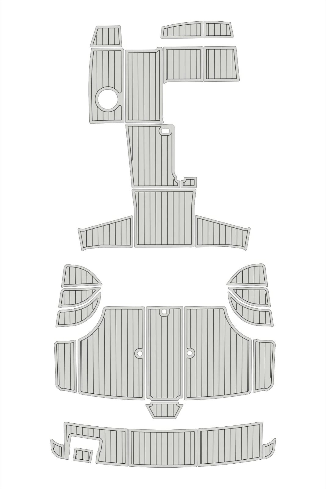 1 Kit EVA foam boat flooring 2001 Carver 350 Mariner