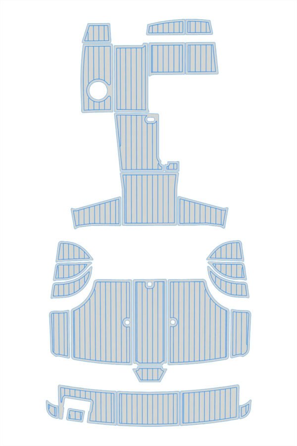 EVA foam boat flooring 2001 Carver 350 Mariner (15) 1 Kit EVA foam boat flooring 2001 Carver 350 Mariner