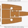 1 Kit EVA foam boat flooring 2002-2004 Crownline 202 BR