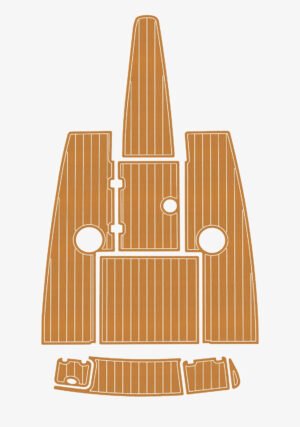 EVA foam boat flooring 2002-2004 Crownline 202 BR (11) 1 Kit EVA foam boat flooring 2002-2004 Crownline 202 BR