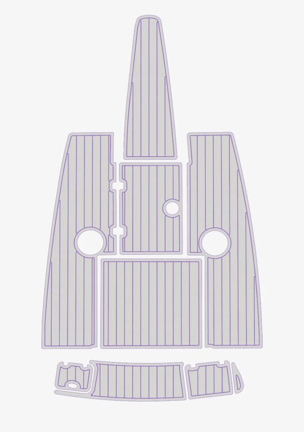 1 Kit EVA foam boat flooring 2002-2004 Crownline 202 BR