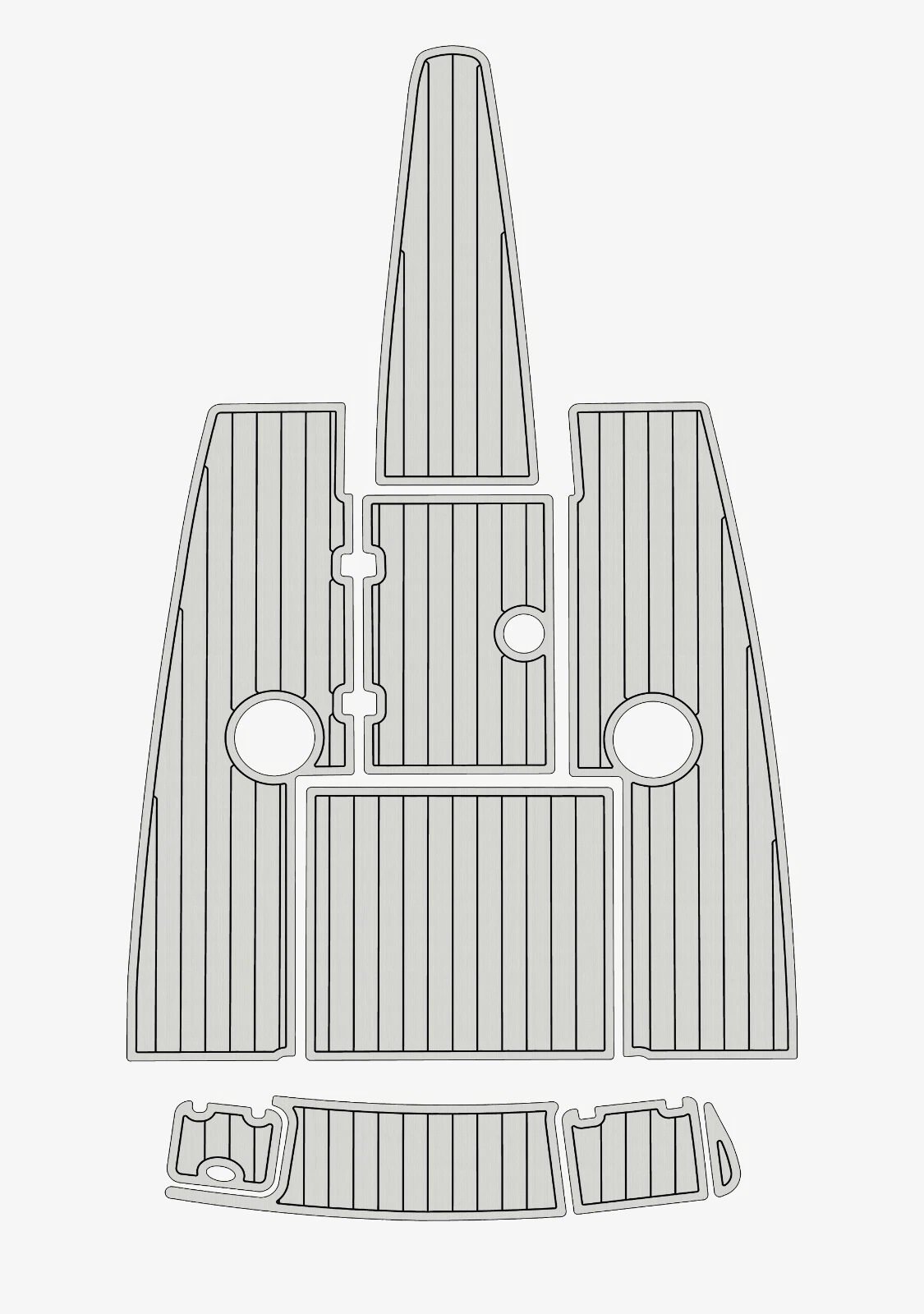 1 Kit EVA foam boat flooring 2002-2004 Crownline 202 BR
