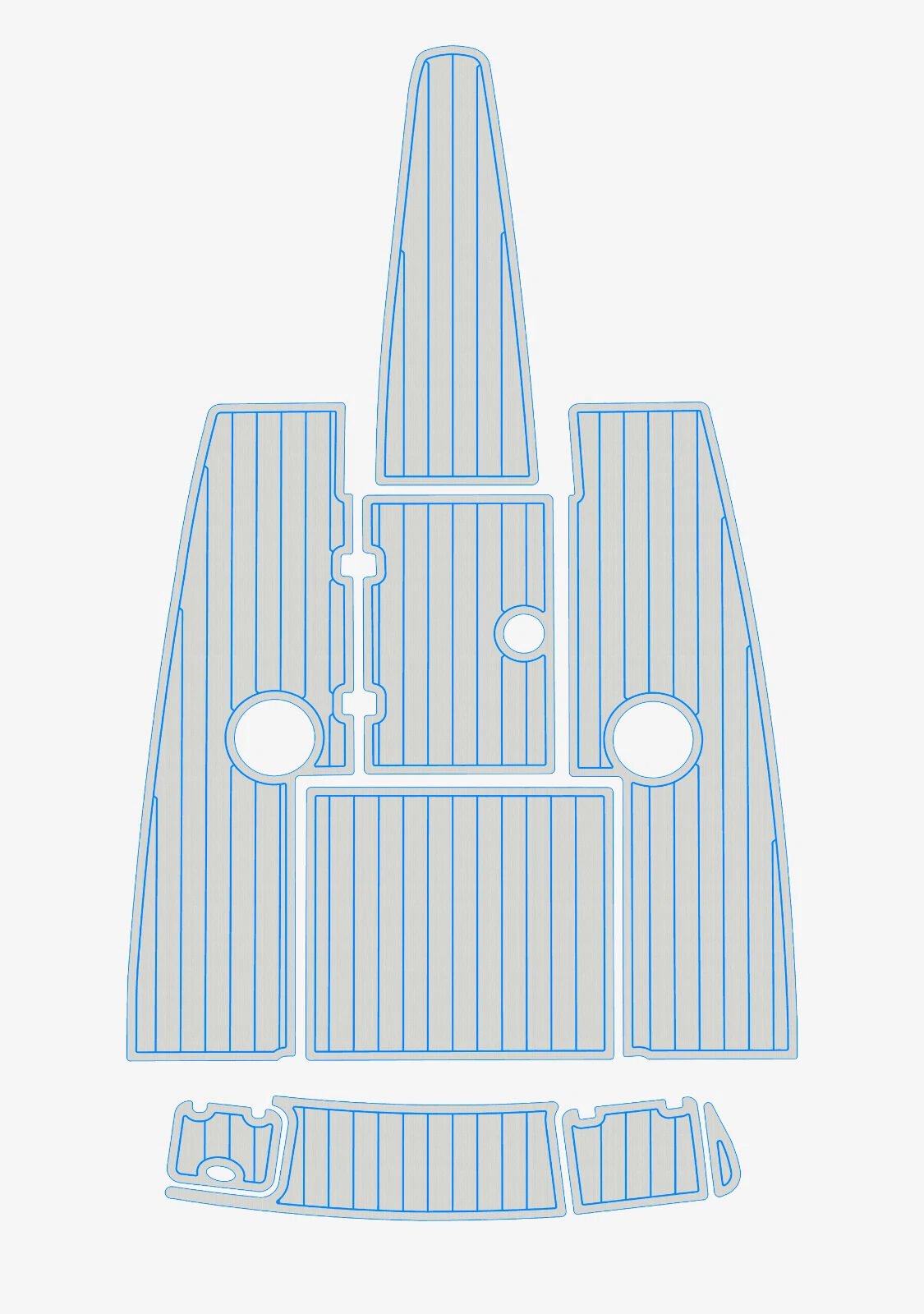 1 Kit EVA foam boat flooring 2002-2004 Crownline 202 BR