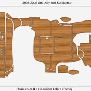 1 kit EVA foam boat flooring 2003-2009 Sea Ray 500 Sundancer