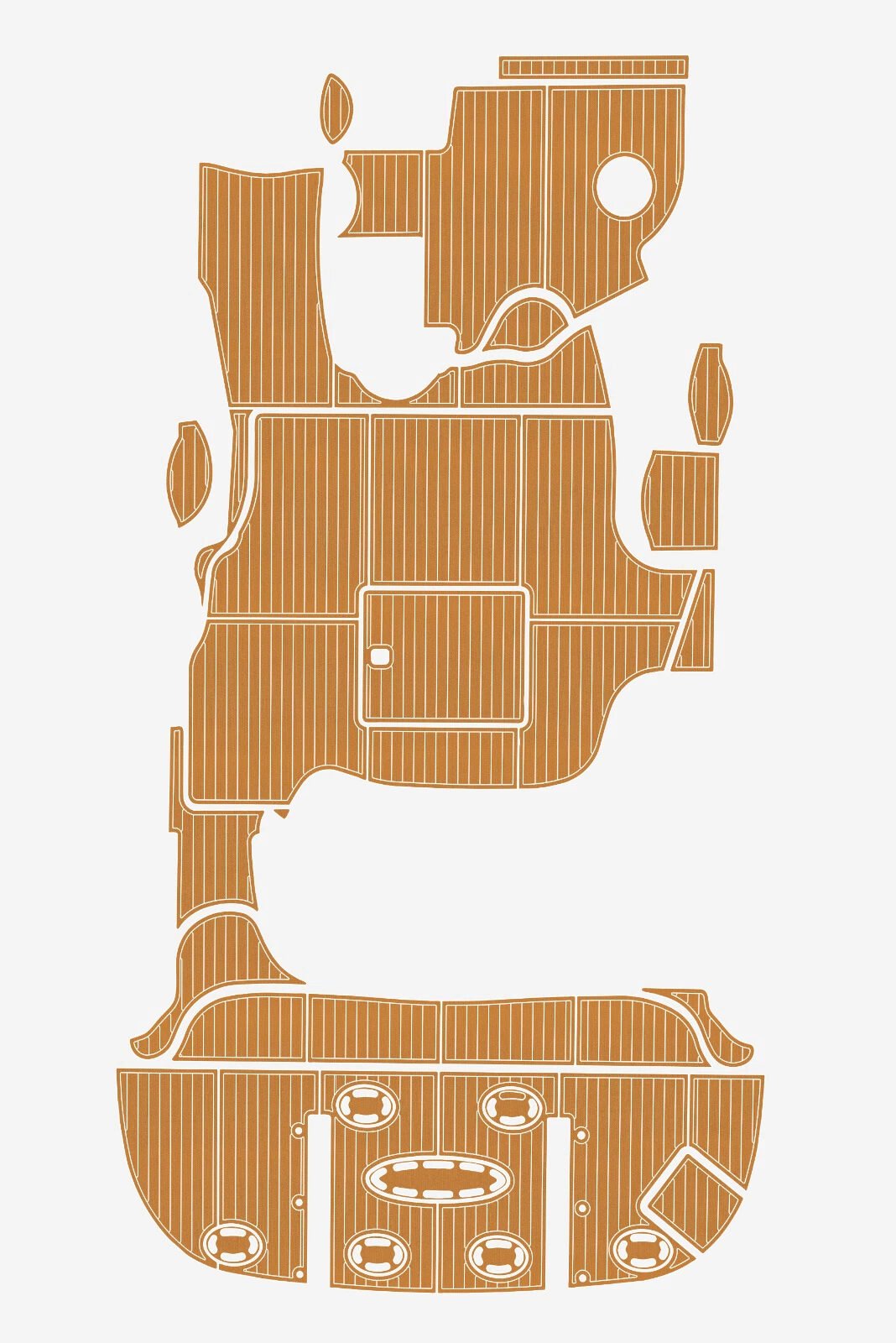 1 kit EVA foam boat flooring 2003-2009 Sea Ray 500 Sundancer