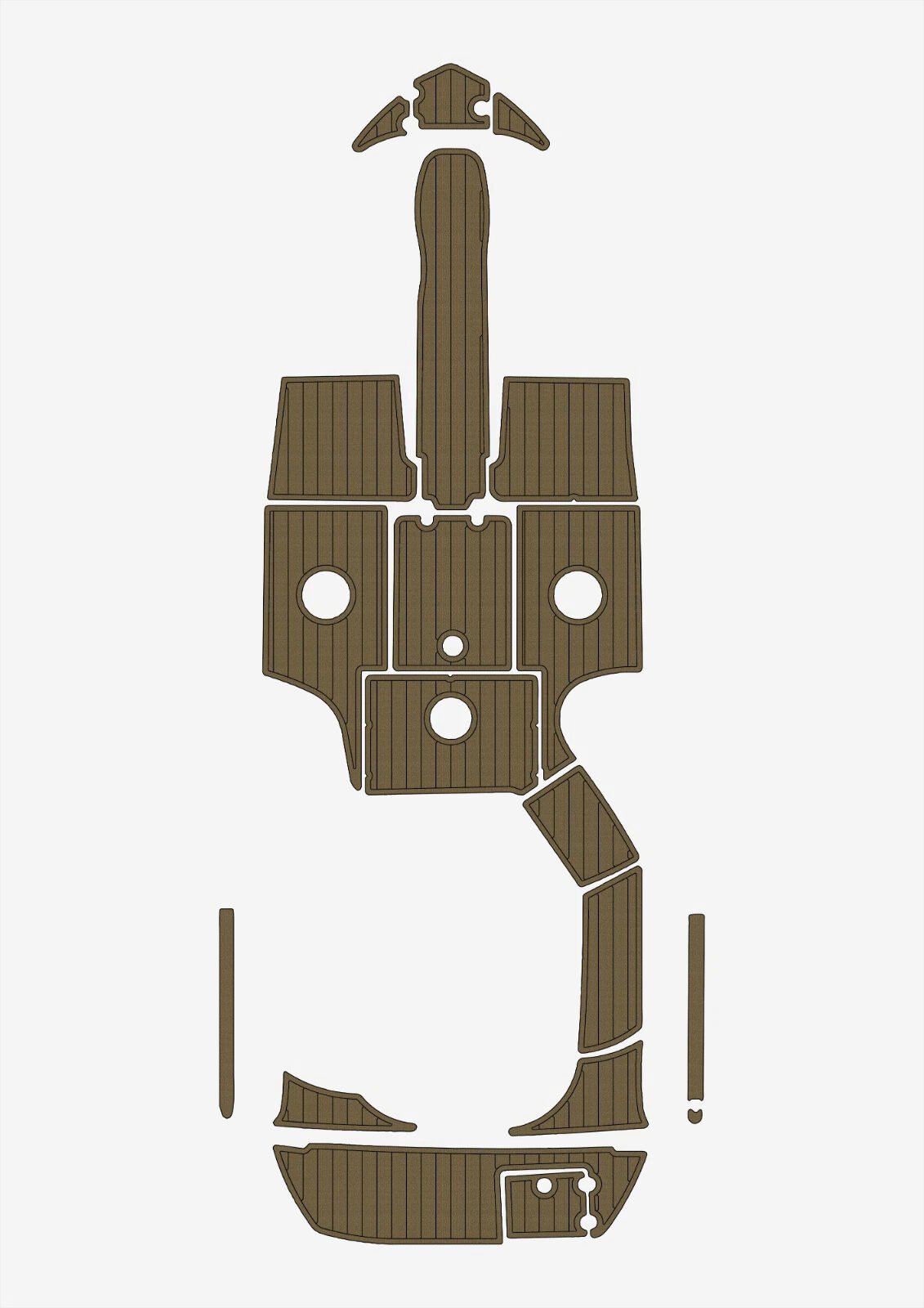 1 Kit EVA foam boat flooring 2004-2005 Crownline 216