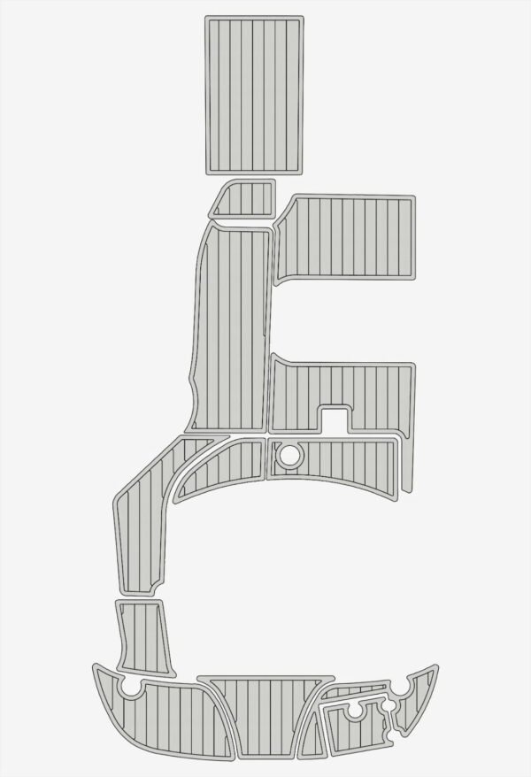 1 Kit EVA foam boat flooring 2004-2010 Crownline 250 CR
