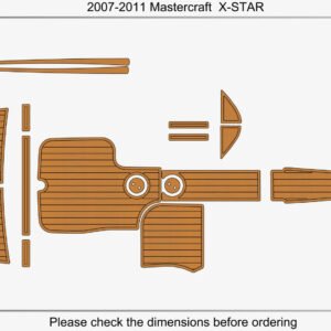 1 Kit EVA foam boat flooring 2004-2011 Mastercraft X-STAR