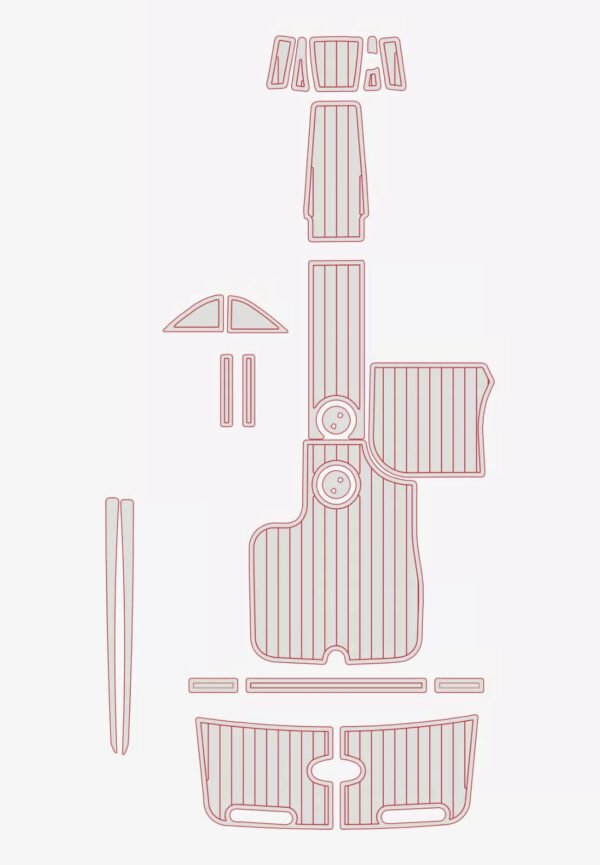 EVA foam boat flooring 2004-2011 Mastercraft X-STARS (13) 1 Kit EVA foam boat flooring 2004-2011 Mastercraft X-STAR