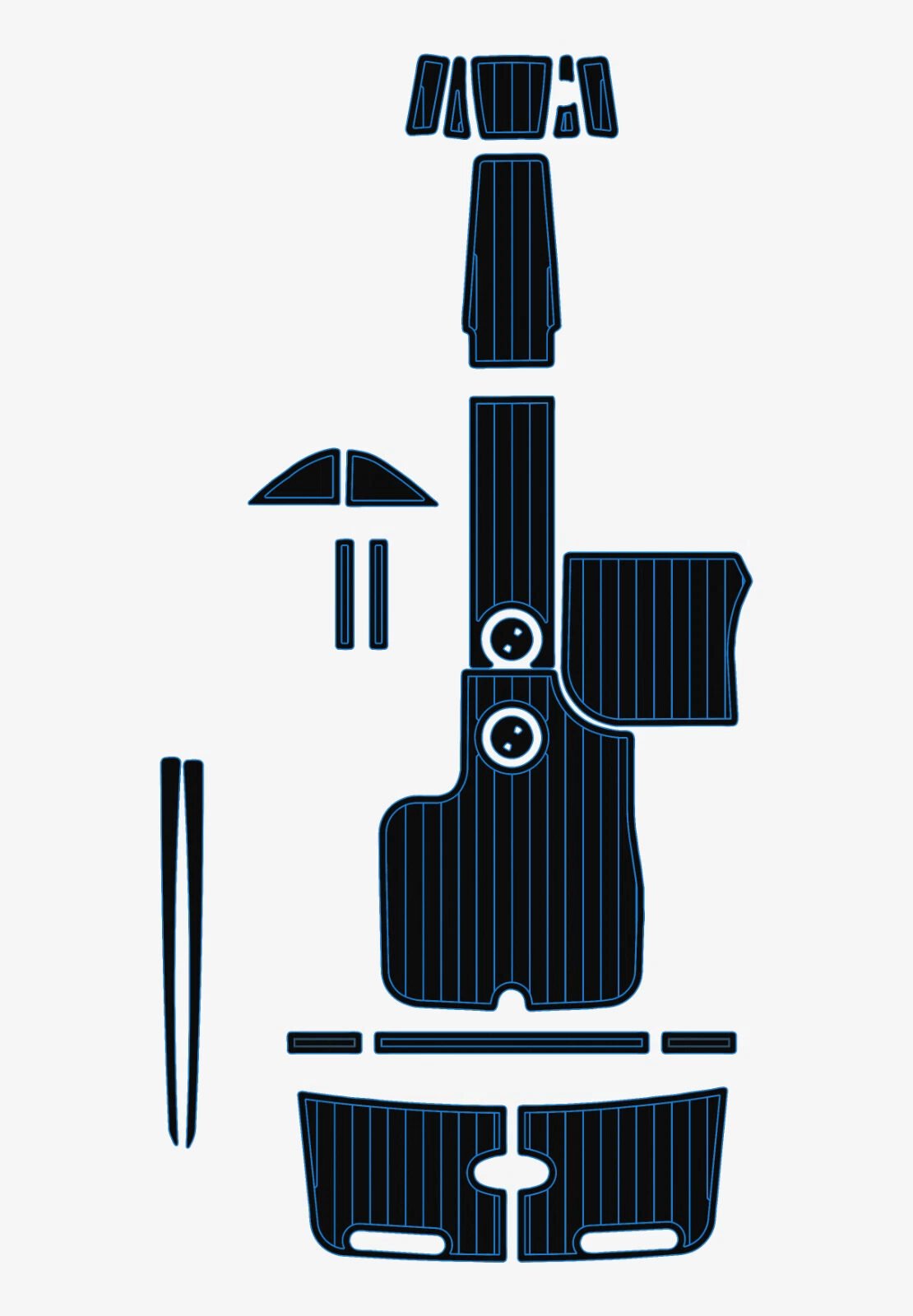 1 Kit EVA foam boat flooring 2004-2011 Mastercraft X-STAR