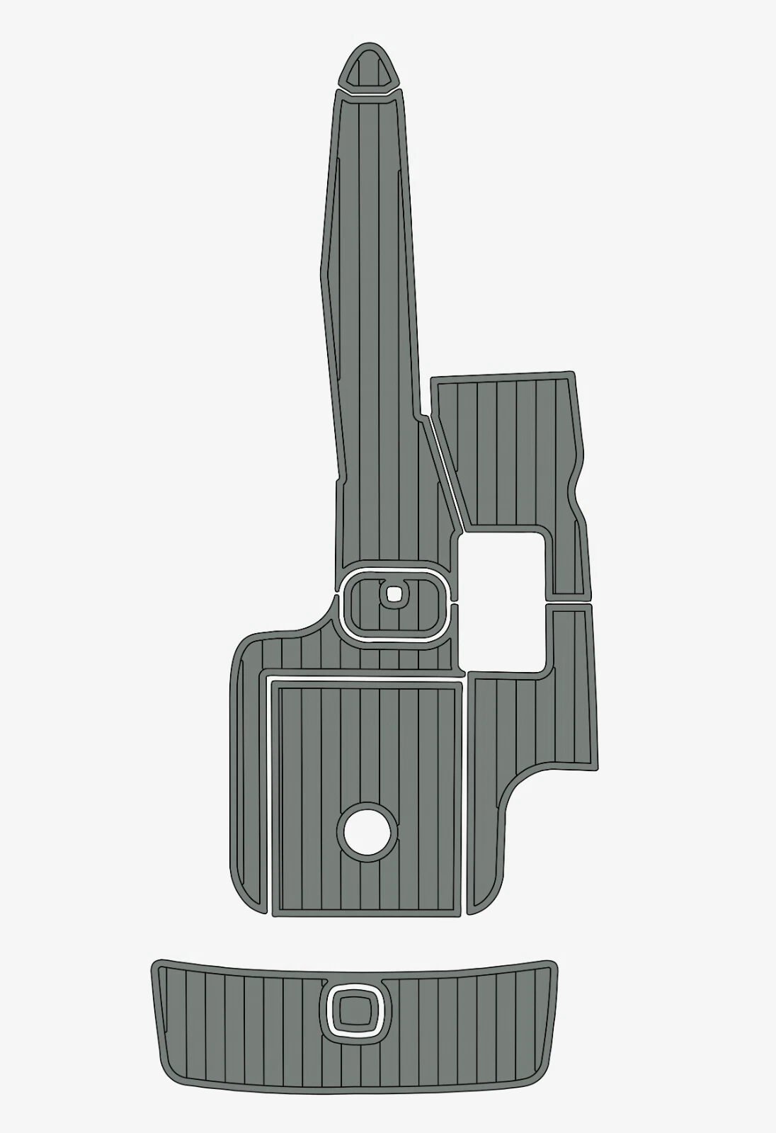 1 Kit EVA foam boat flooring 2004 Malibu 21 vlx