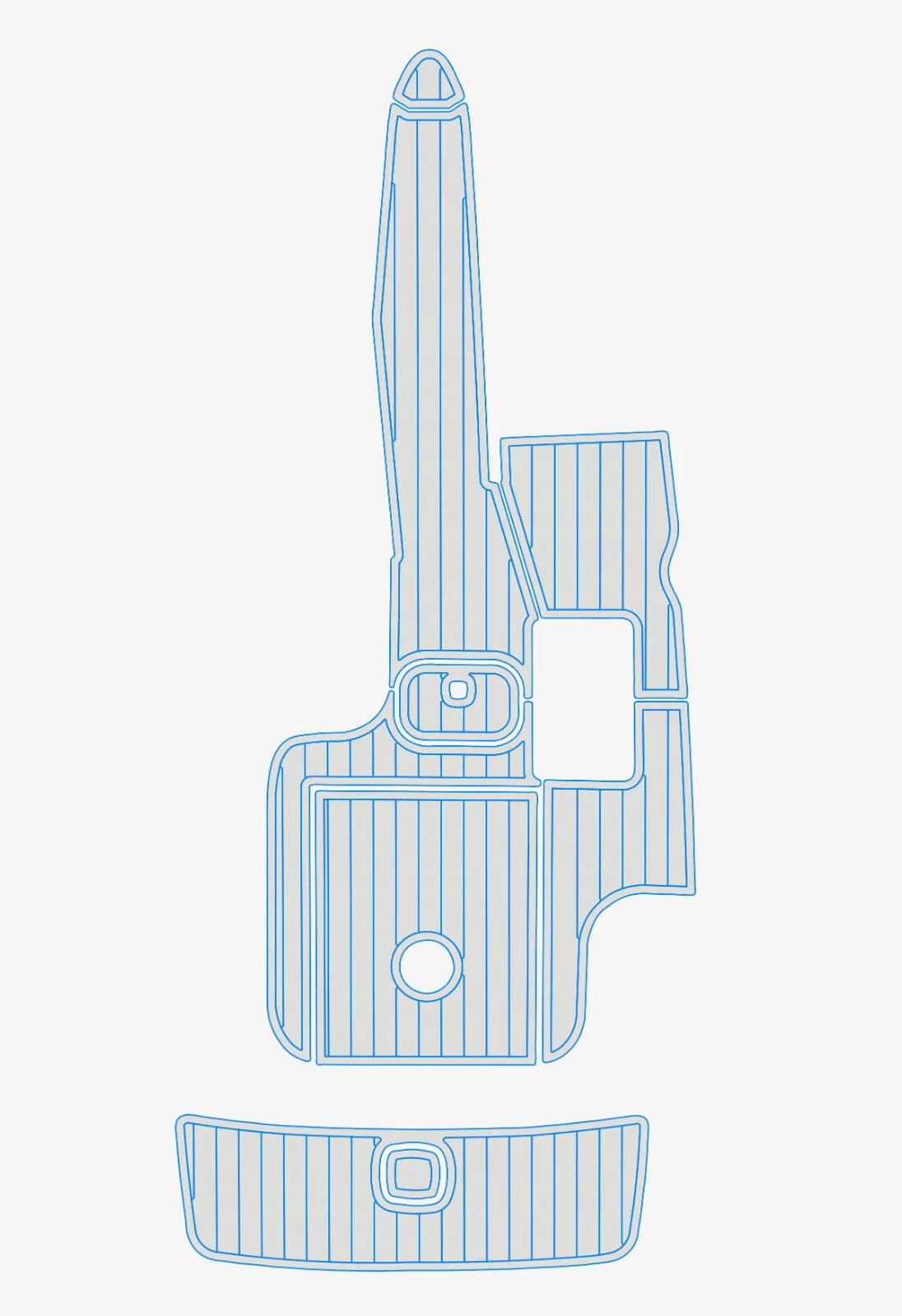 1 Kit EVA foam boat flooring 2004 Malibu 21 vlx