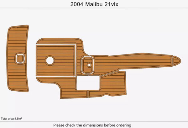 1 Kit EVA foam boat flooring 2004 Malibu 21 vlx