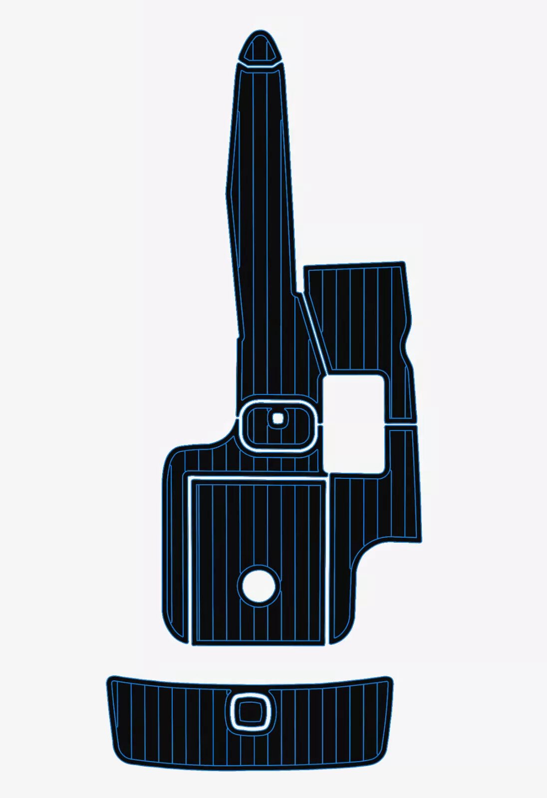 1 Kit EVA foam boat flooring 2004 Malibu 21 vlx