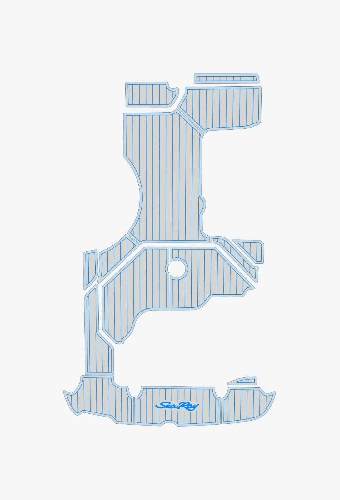 1 Kit EVA foam boat flooring 2005-2008 Sea Ray 260 Sundancer