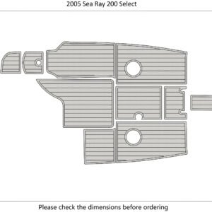 1 Kit EVA foam boat flooring 2005 Sea Ray 200 Select