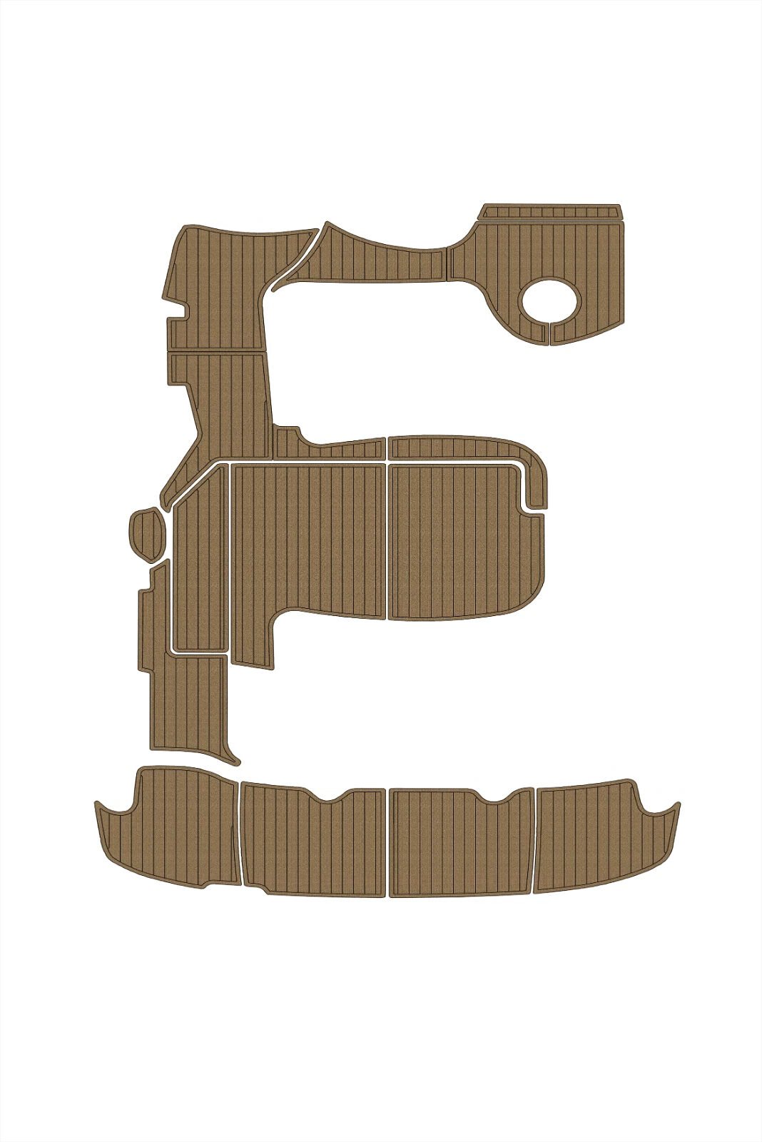 1 Kit EVA foam boat flooring 2006-2008 Sea Ray 44 sundancer