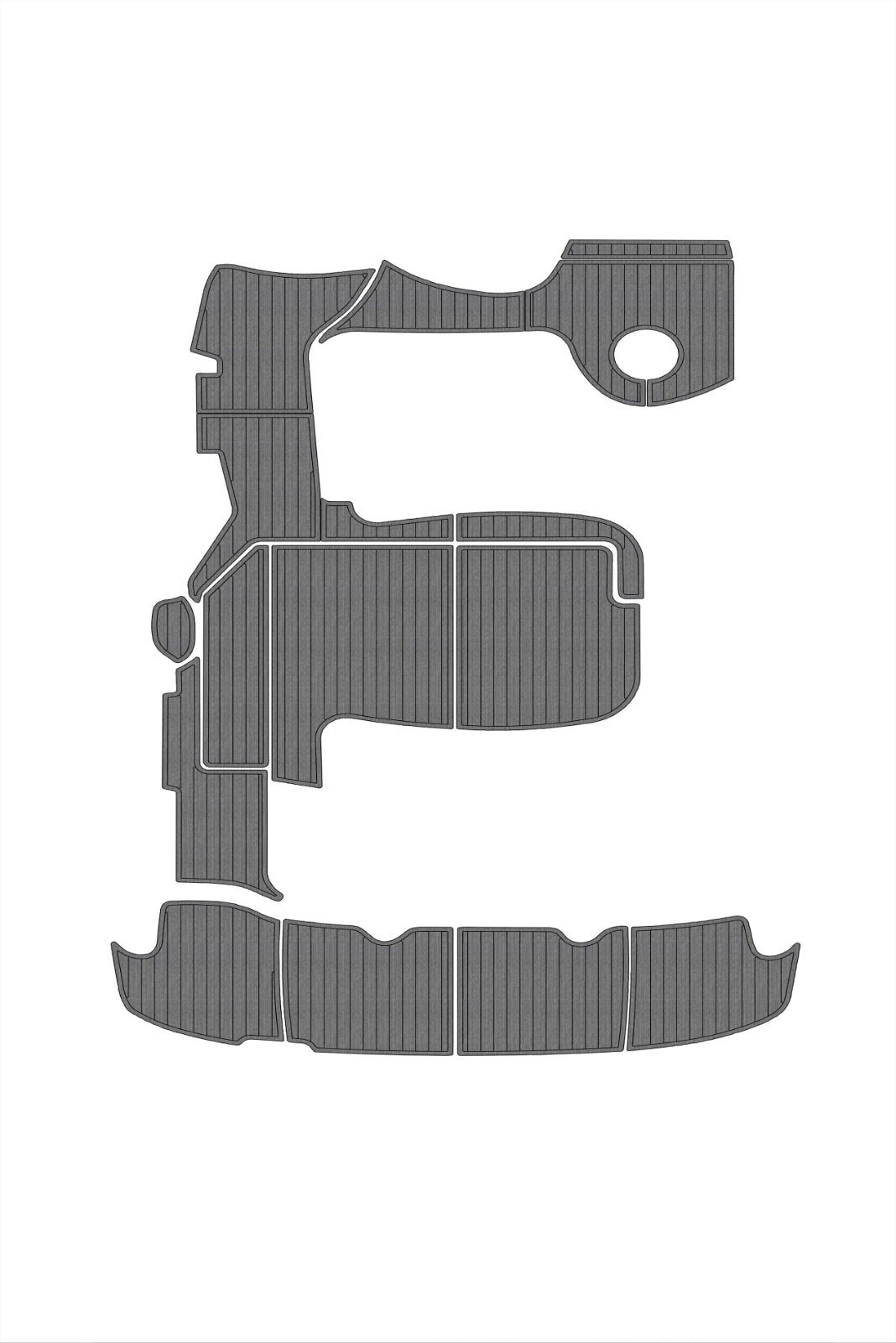 1 Kit EVA foam boat flooring 2006-2008 Sea Ray 44 sundancer