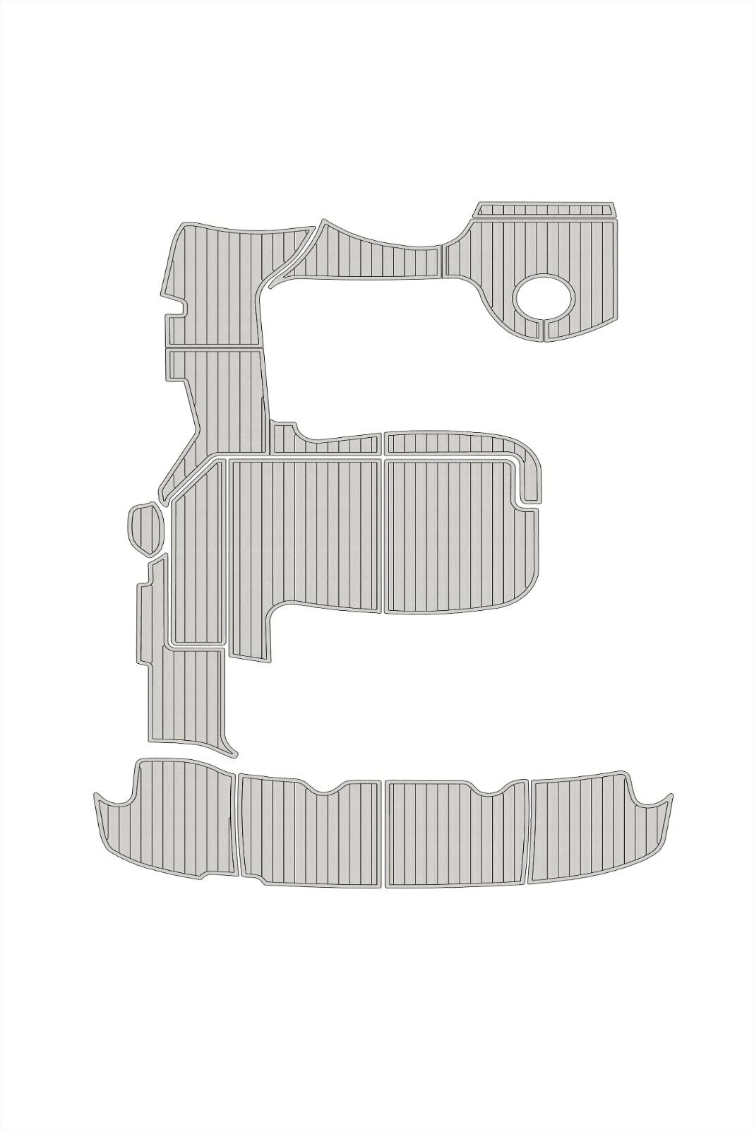 1 Kit EVA foam boat flooring 2006-2008 Sea Ray 44 sundancer