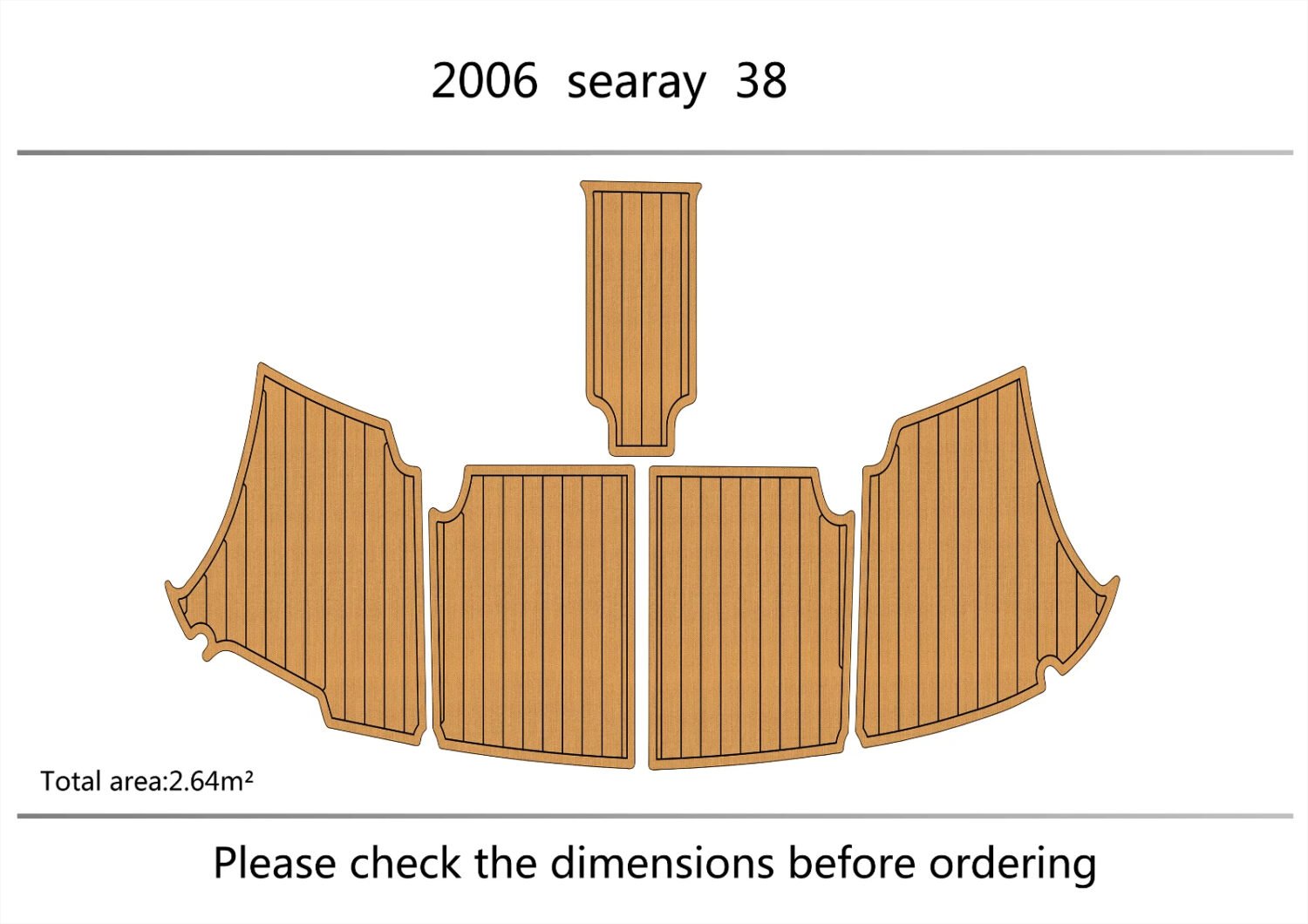 EVA foam boat flooring 2006-2009 Sea Ray 38 sundancer (1) 1 Kit EVA foam boat flooring 2006-2009 Sea Ray 38 sundancer