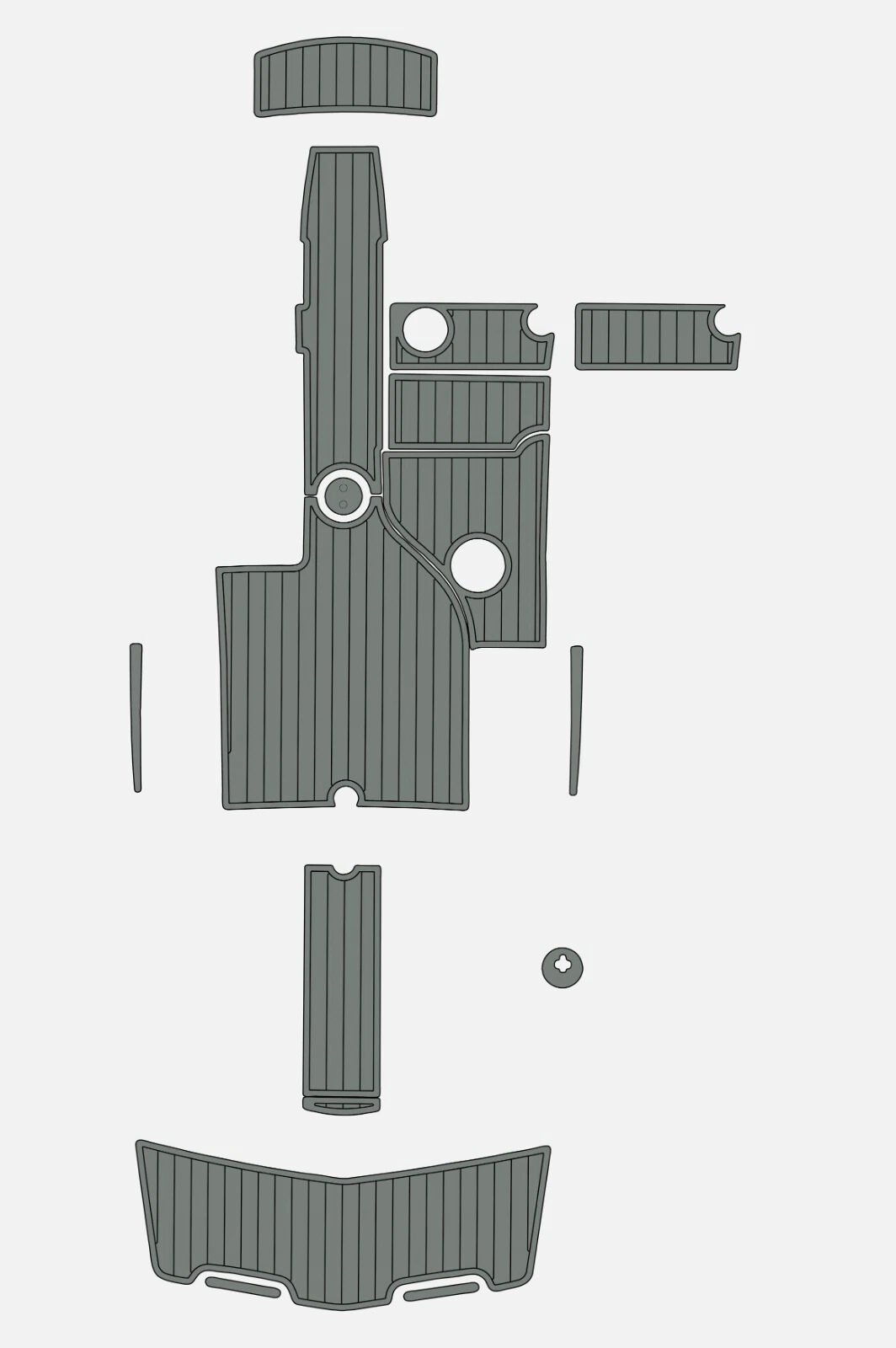 1 Kit EVA foam boat flooring 2006-2011 Mastercraft X2