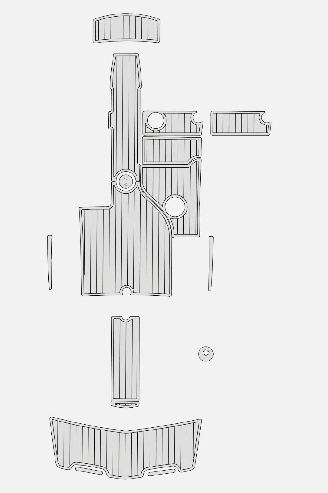 1 Kit EVA foam boat flooring 2006-2011 Mastercraft X2