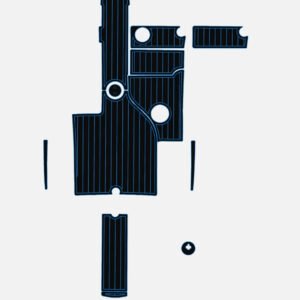 1 Kit EVA foam boat flooring 2006-2011 Mastercraft X2