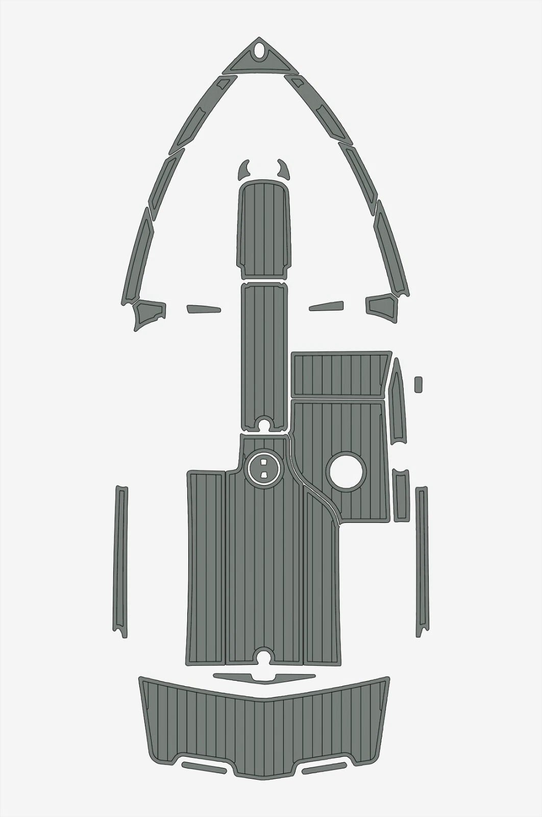 1 Kit EVA foam boat flooring 2006-2012 Mastercraft X15