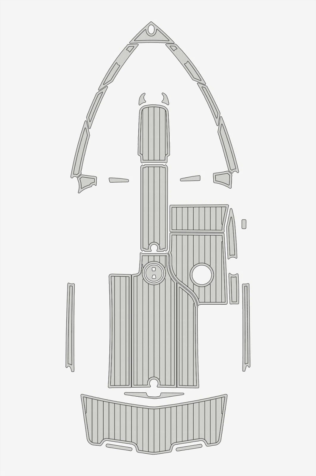 1 Kit EVA foam boat flooring 2006-2012 Mastercraft X15