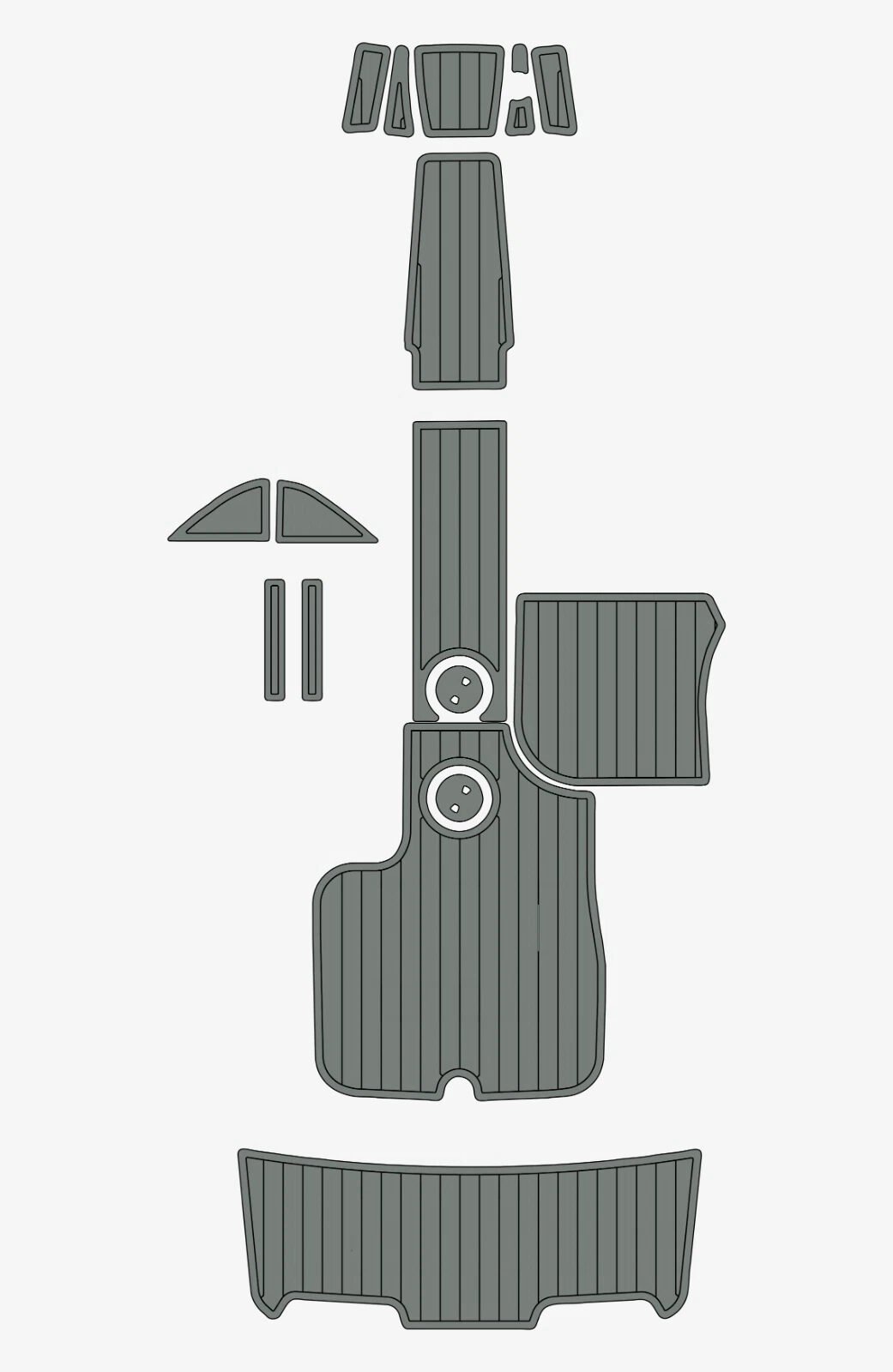 1 Kit EVA foam boat flooring 2007-2011 Mastercraft X-STAR PWT