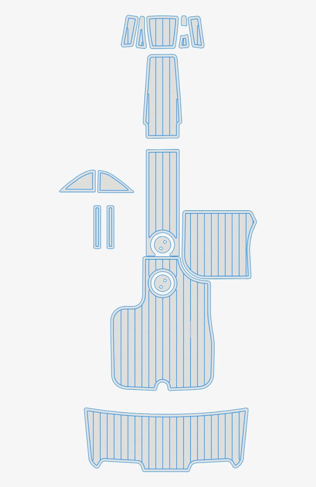 1 Kit EVA foam boat flooring 2007-2011 Mastercraft X-STAR PWT