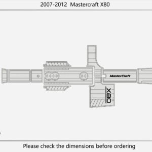 1 Kit EVA foam boat flooring 2007-2012 Mastercraft X80