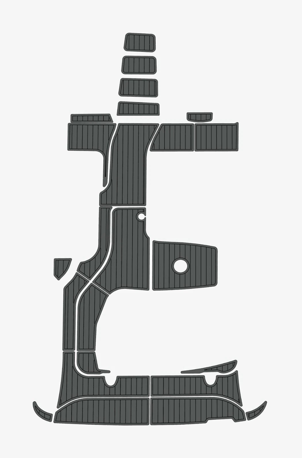 EVA foam boat flooring 2008-2009 Sea Ray Sundancer 330 (6) 1 Kit EVA foam boat flooring 2008-2009 Sea Ray Sundancer 330