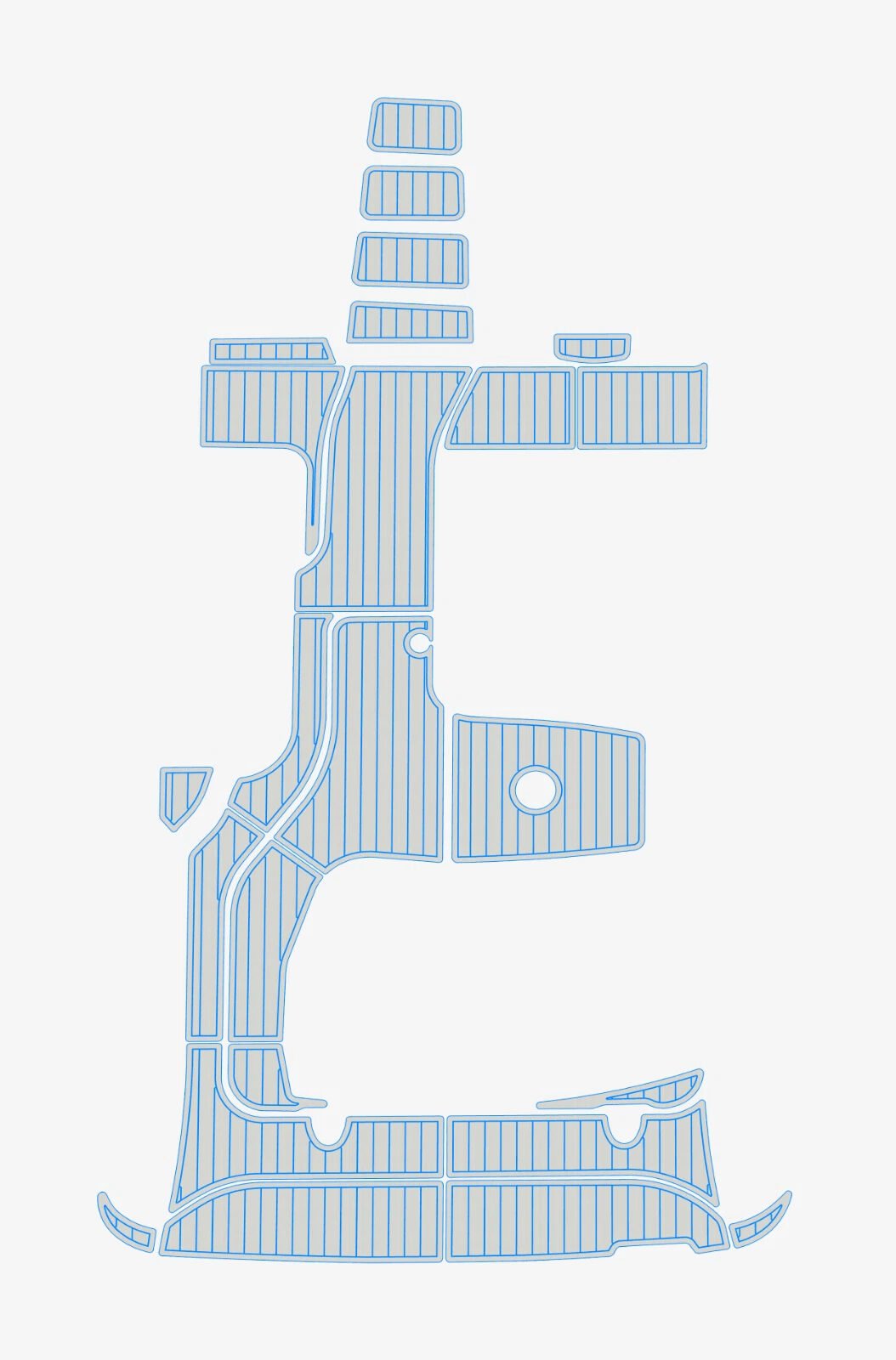 EVA foam boat flooring 2008-2009 Sea Ray Sundancer 330 (8) 1 Kit EVA foam boat flooring 2008-2009 Sea Ray Sundancer 330