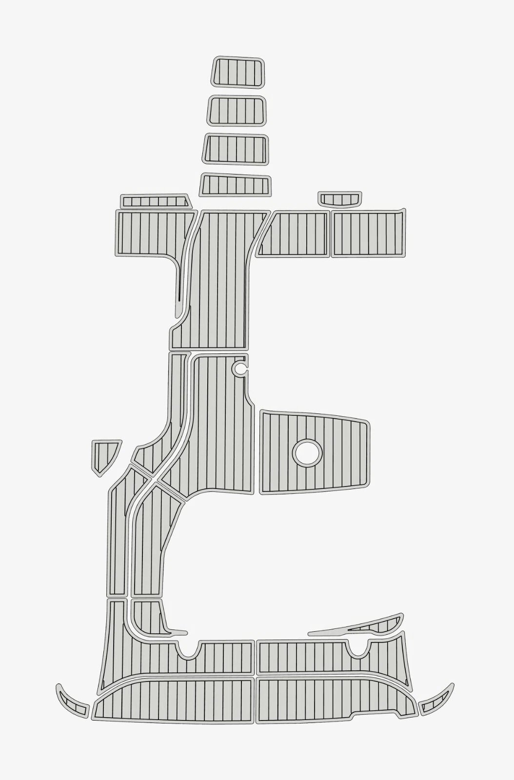 EVA foam boat flooring 2008-2009 Sea Ray Sundancer 330 (9) 1 Kit EVA foam boat flooring 2008-2009 Sea Ray Sundancer 330