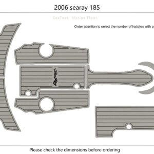 EVA foam boat flooring 2008-2012 Sea Ray 185 sport (7) 1 Kit EVA foam boat flooring 2008-2012 Sea Ray 185 sport