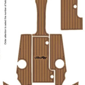 EVA foam boat flooring 2008-2012 Sea Ray 185 sport (8) 1 Kit EVA foam boat flooring 2008-2012 Sea Ray 185 sport