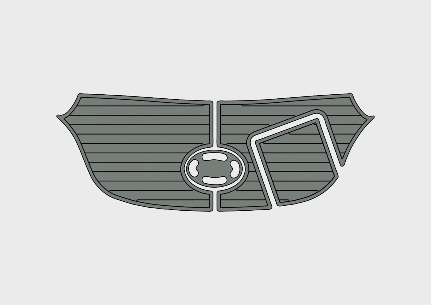 EVA foam boat flooring 2008-2012 Sea Ray 200-220 (7) 1 Kit EVA foam boat flooring 2008-2012 Sea Ray 200-220