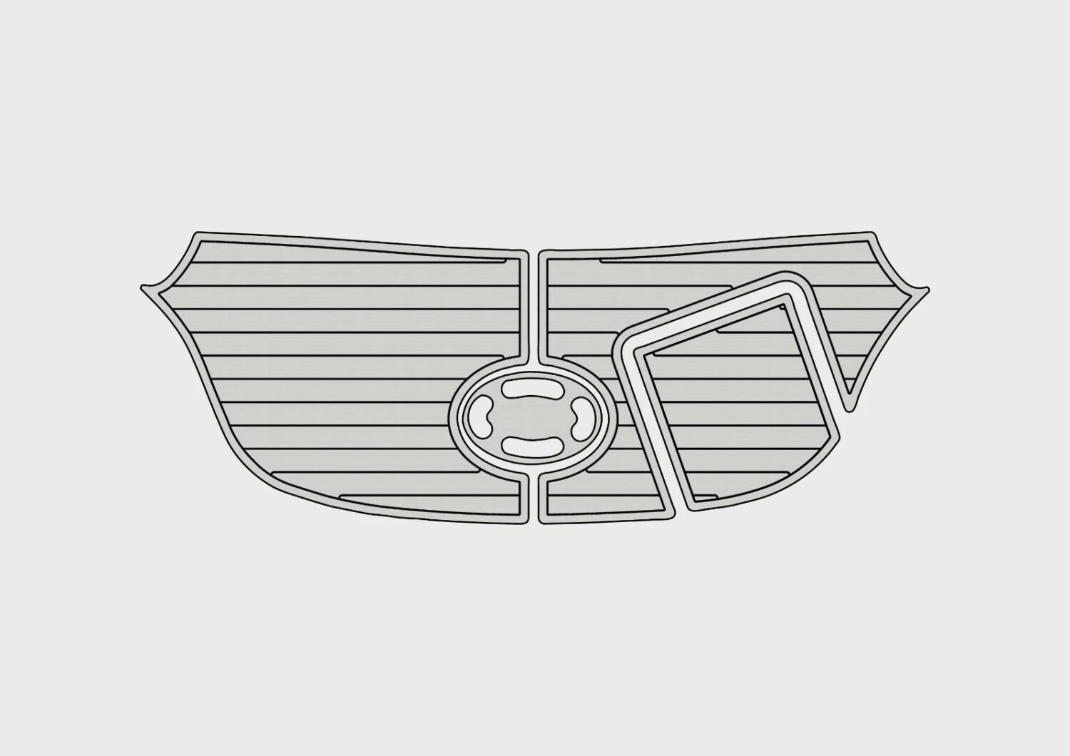 EVA foam boat flooring 2008-2012 Sea Ray 200-220 (9) 1 Kit EVA foam boat flooring 2008-2012 Sea Ray 200-220