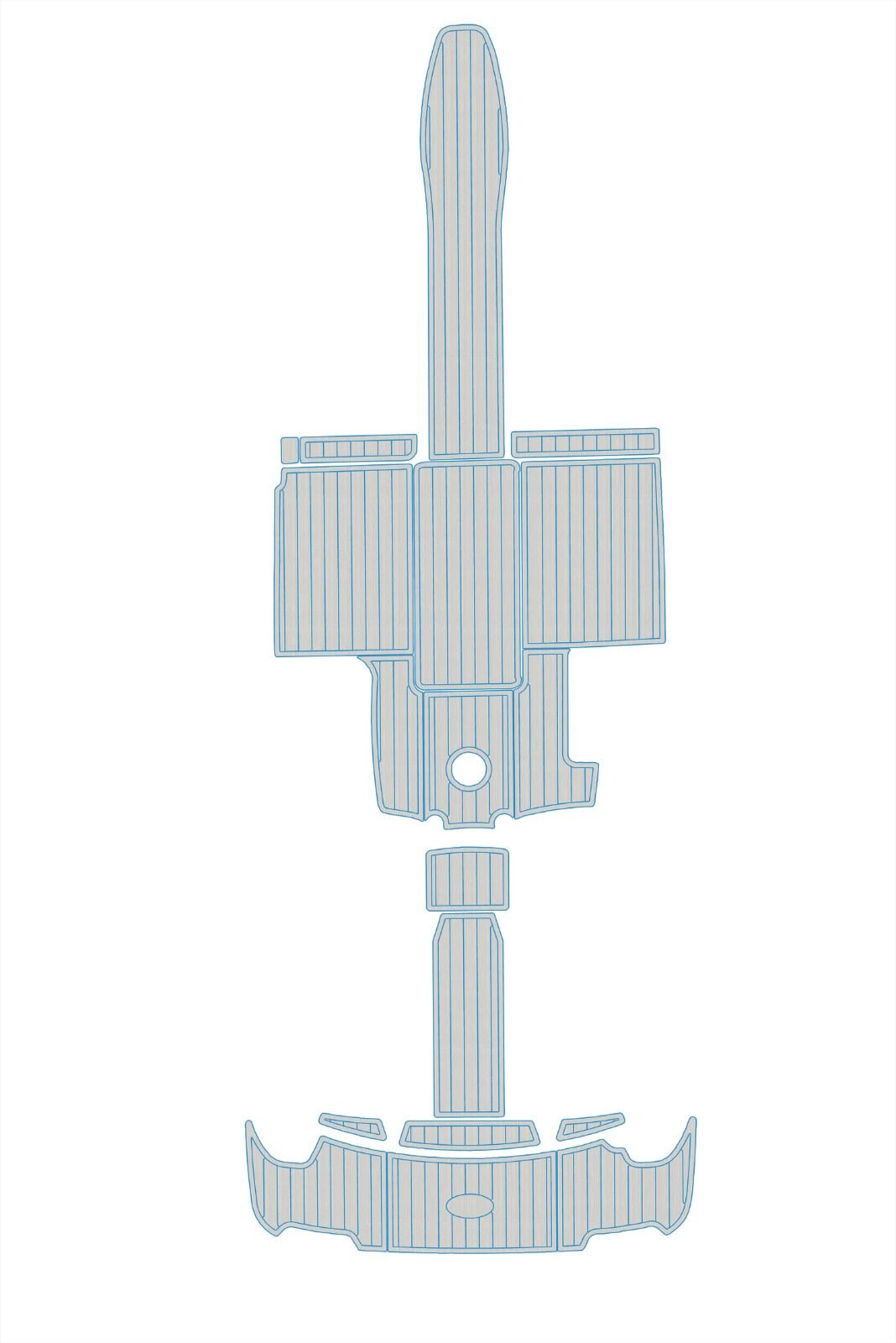 EVA foam boat flooring 2008-2013 Sea Ray 250 select EX (9) 1 kit EVA foam boat flooring 2008-2013 Sea Ray 250 select EX