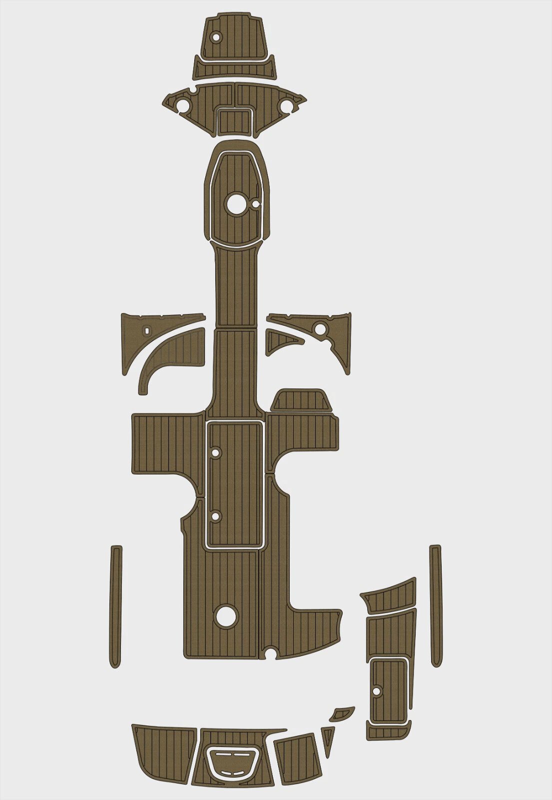 1 kit EVA foam boat flooring 2009-2014 Sea Ray 280 sundeck