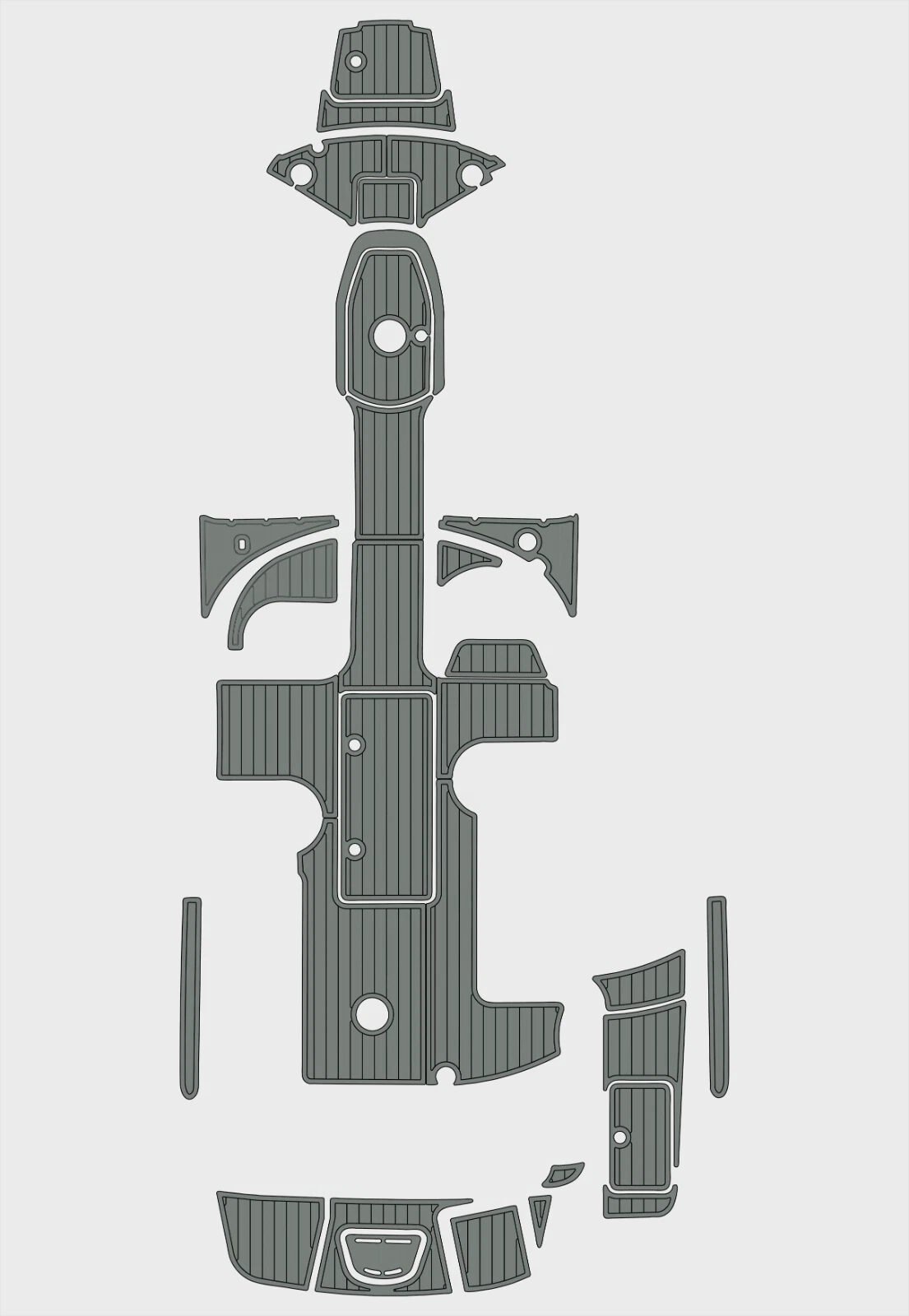 1 kit EVA foam boat flooring 2009-2014 Sea Ray 280 sundeck