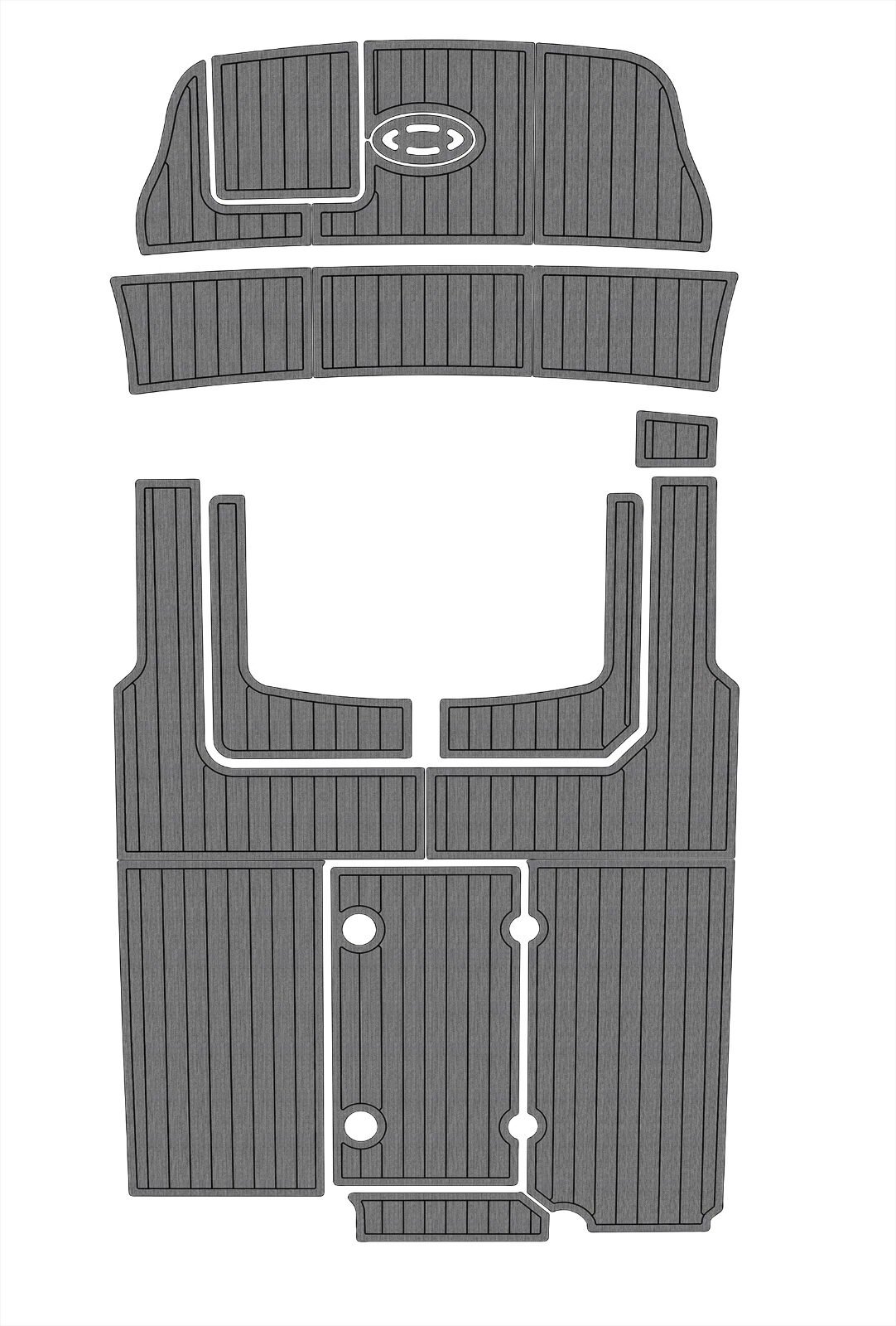 1 Kit EVA foam boat flooring 2010-2011 Sea Ray 235 weekender