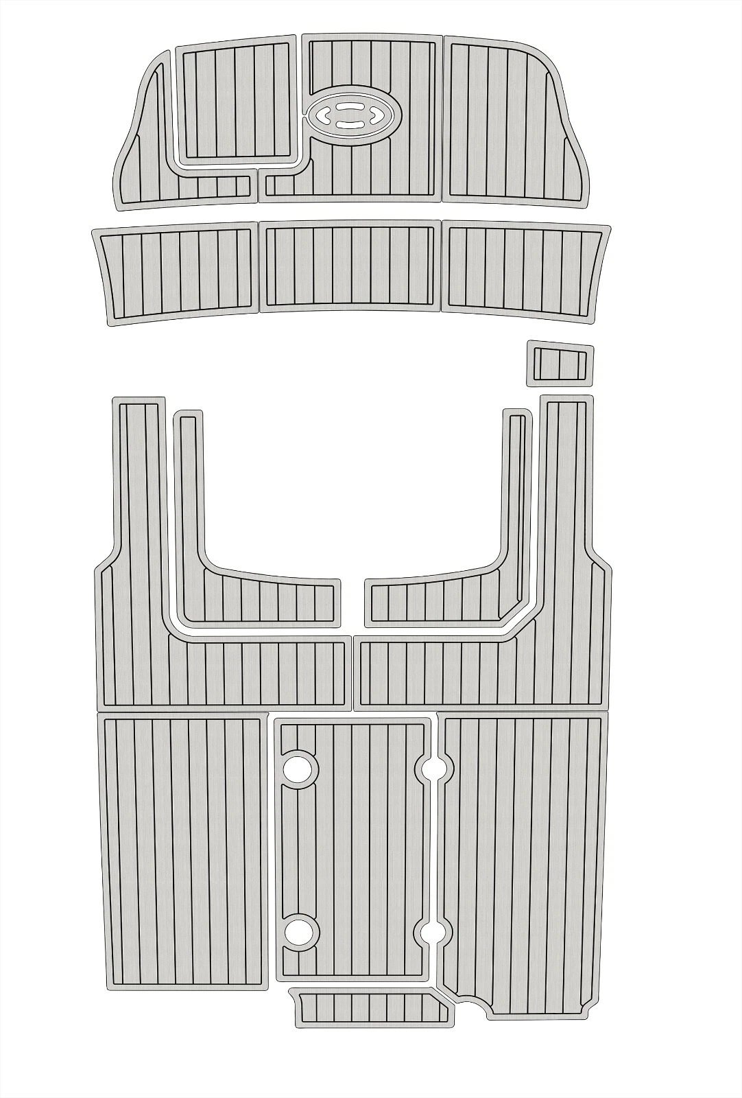 1 Kit EVA foam boat flooring 2010-2011 Sea Ray 235 weekender