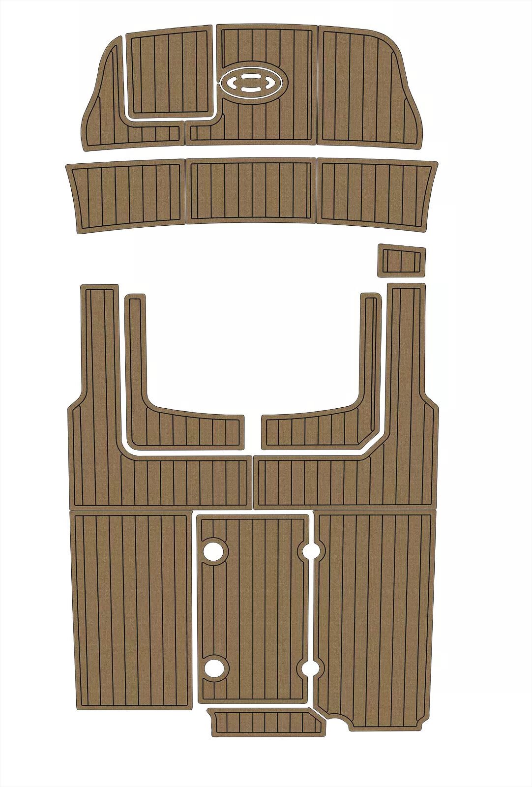 1 Kit EVA foam boat flooring 2010-2011 Sea Ray 235 weekender