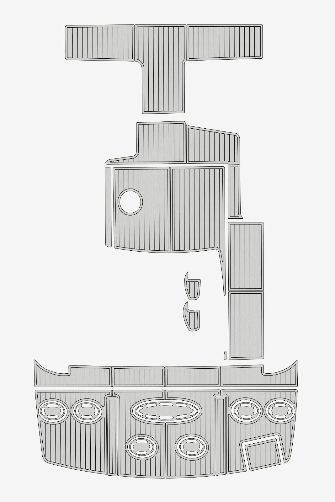 EVA foam boat flooring 2010-2012 Sea Ray 450 Sundancer (8) 1 Kit EVA foam boat flooring 2010-2012 Sea Ray 450 Sundancer