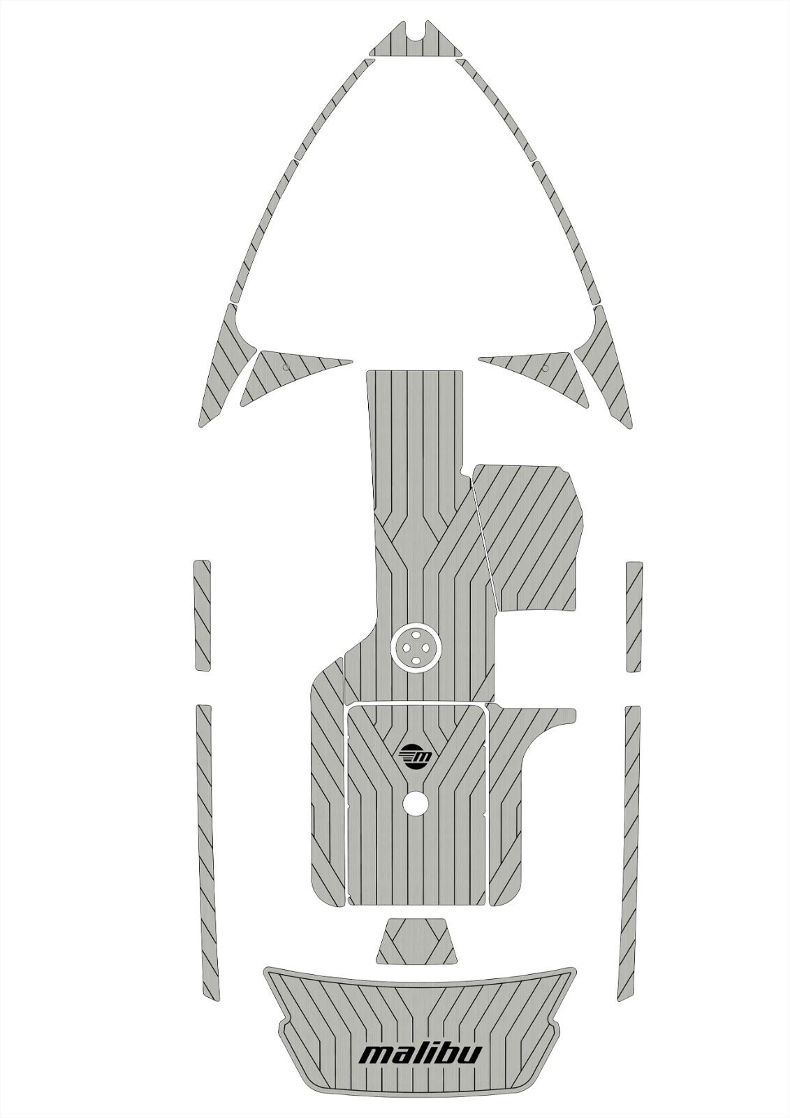 EVA foam boat flooring 2010-2014 Malibu 21 VLX (17) 1 Kit EVA foam boat flooring 2010-2014 Malibu 21 VLX
