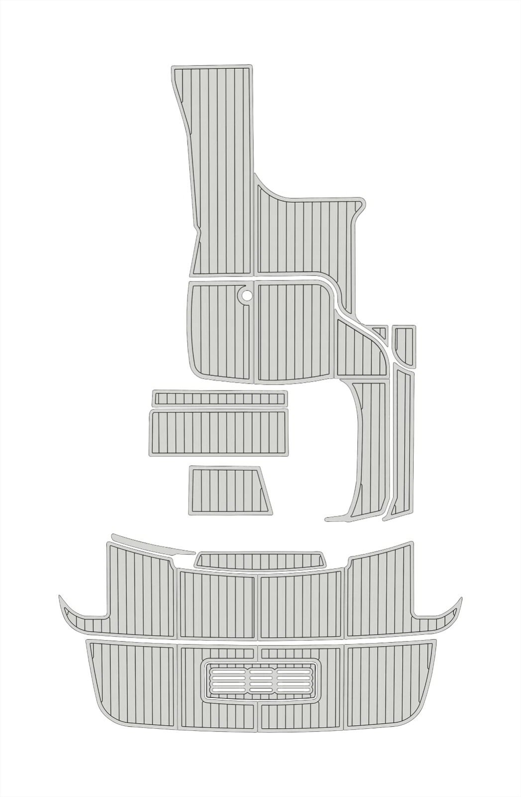 EVA foam boat flooring 2010-2014 Sea Ray 370 Sundancer (8) 1 kit EVA foam boat flooring 2010-2014 Sea Ray 370 Sundancer